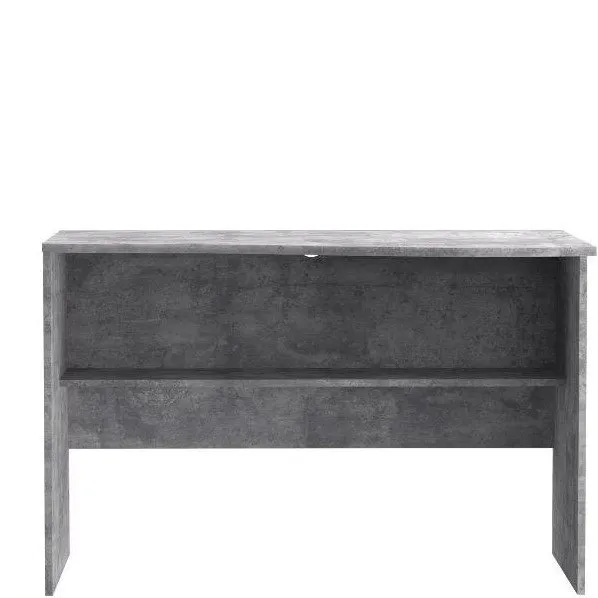 Biurko EMILY z półką 110 cm - efekt betonu - EMLB11-U39