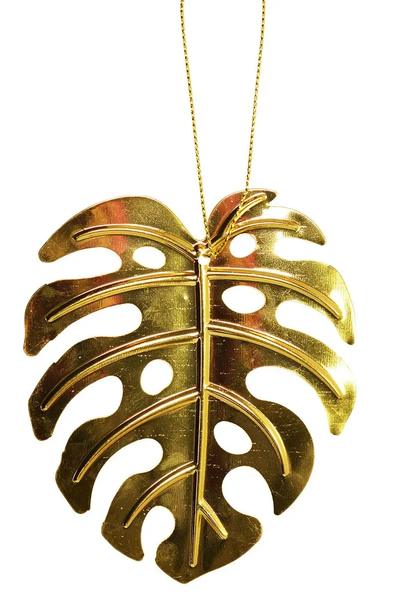 Liść MONSTERY metalowy 7137 złoty Liść MONSTERY metalowy 7137 złoty