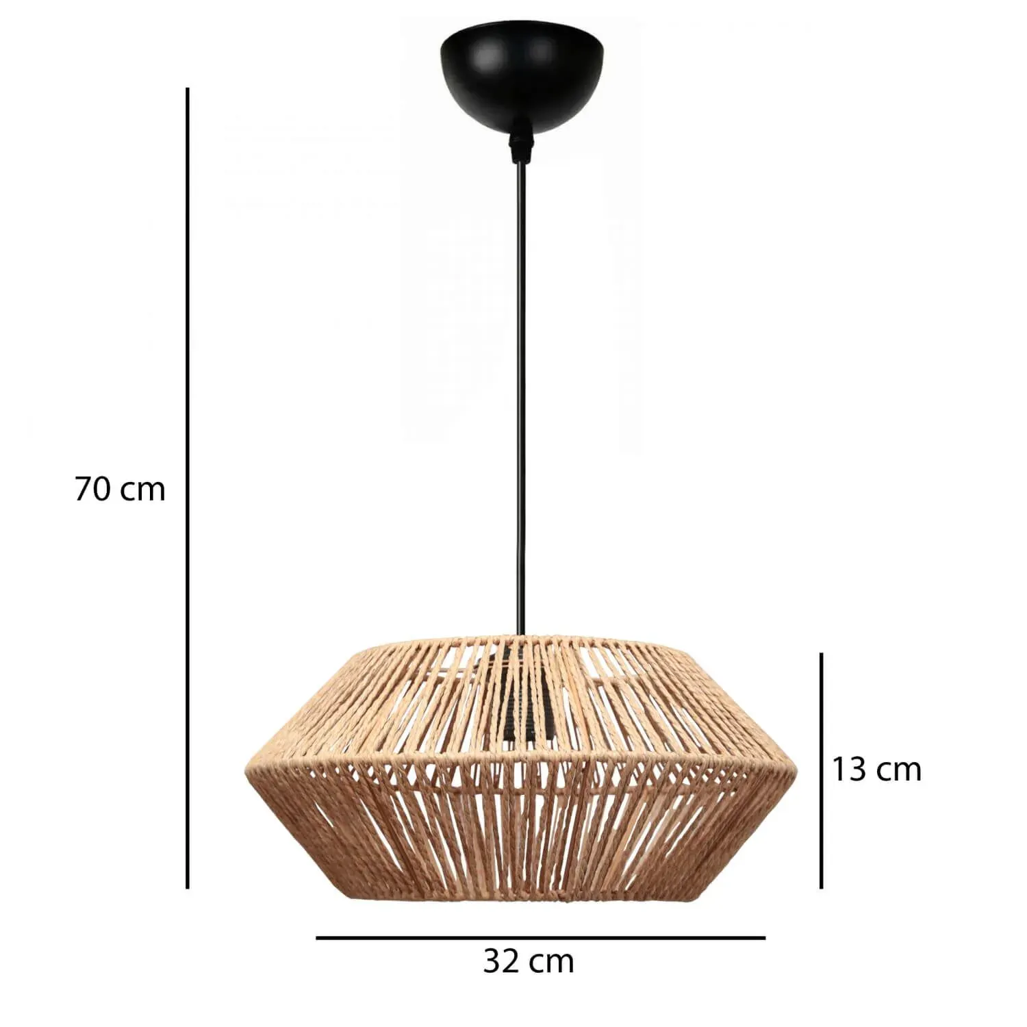 Żyrandol 241906 naturalny — zdjęcie 3
