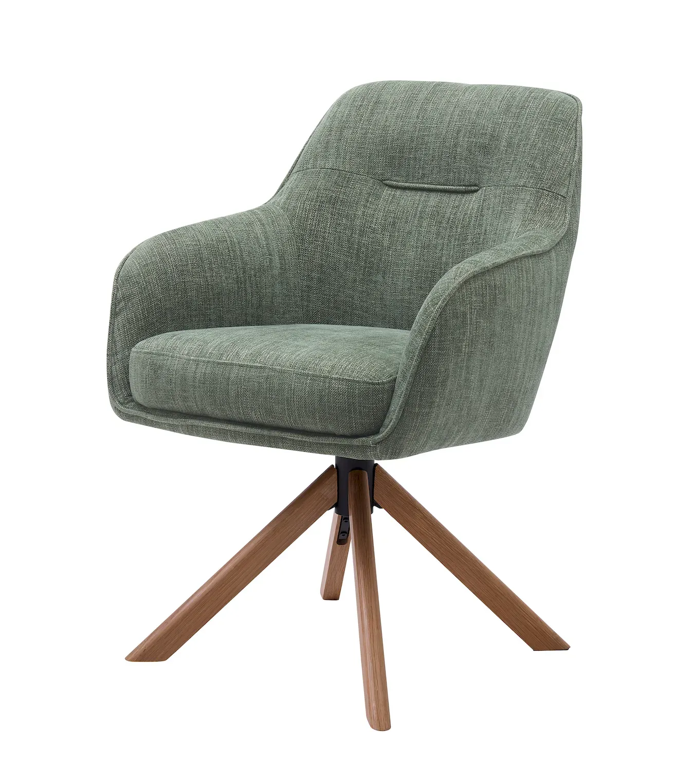 Krzesło obrotowe AVOLA z podłokietnikami - zielony Krzesło obrotowe AVOLA z podłokietnikami - zielony