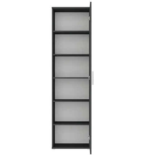 Bieliźniarka 2-drzwiowa KLARA z półkami 50cm antracyt - INT_5002701