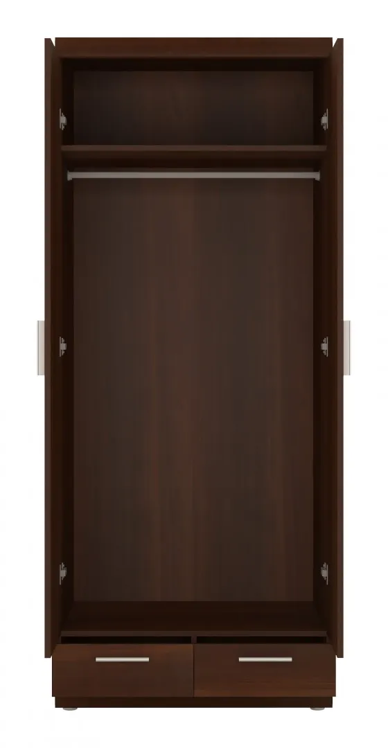 Szafa 2-drzwiowa z 2 szufladami IMPERIAL TYP 20 Orzech - 6001011000109