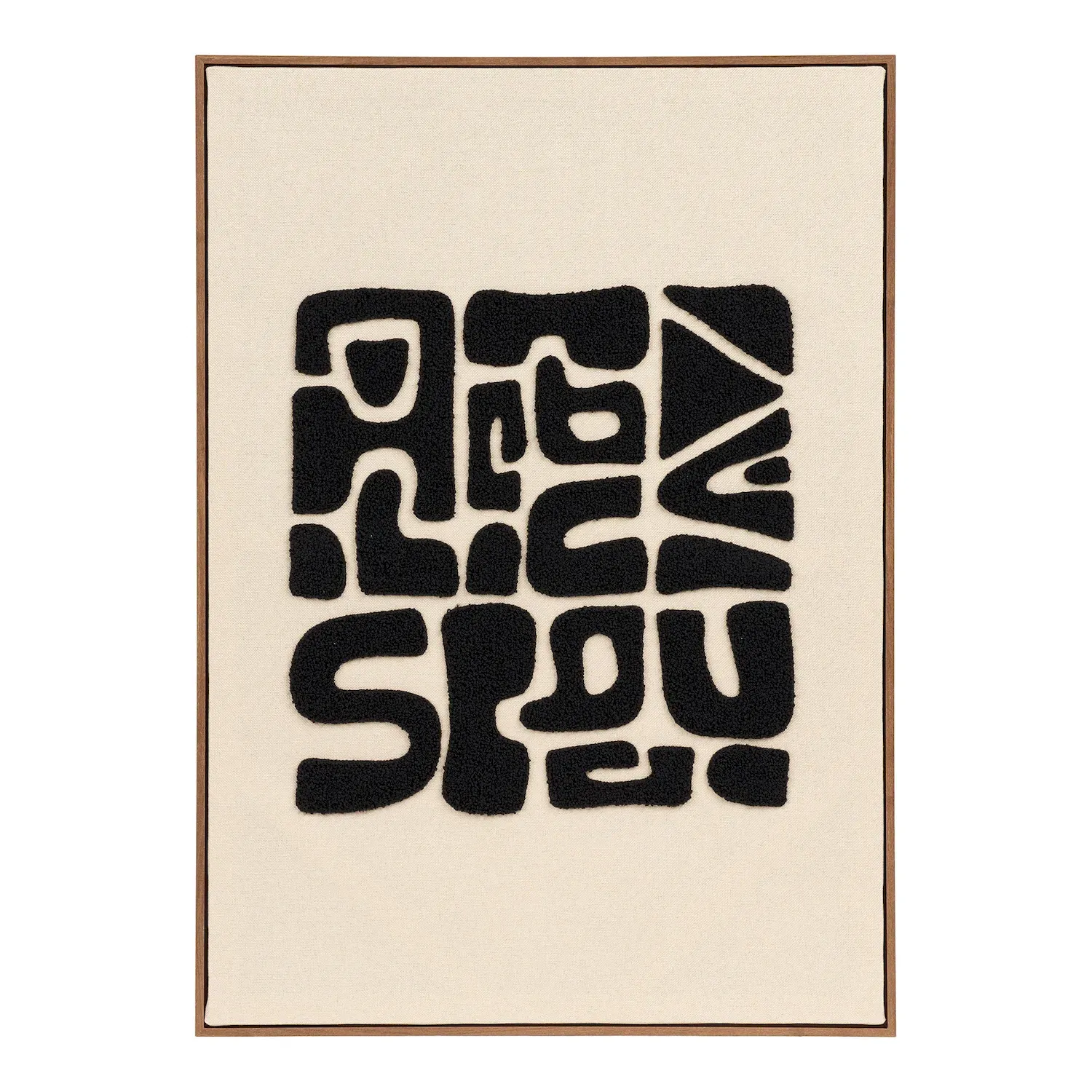 Dekoracja ścienna z pikowaniem 50x70cm beżowa