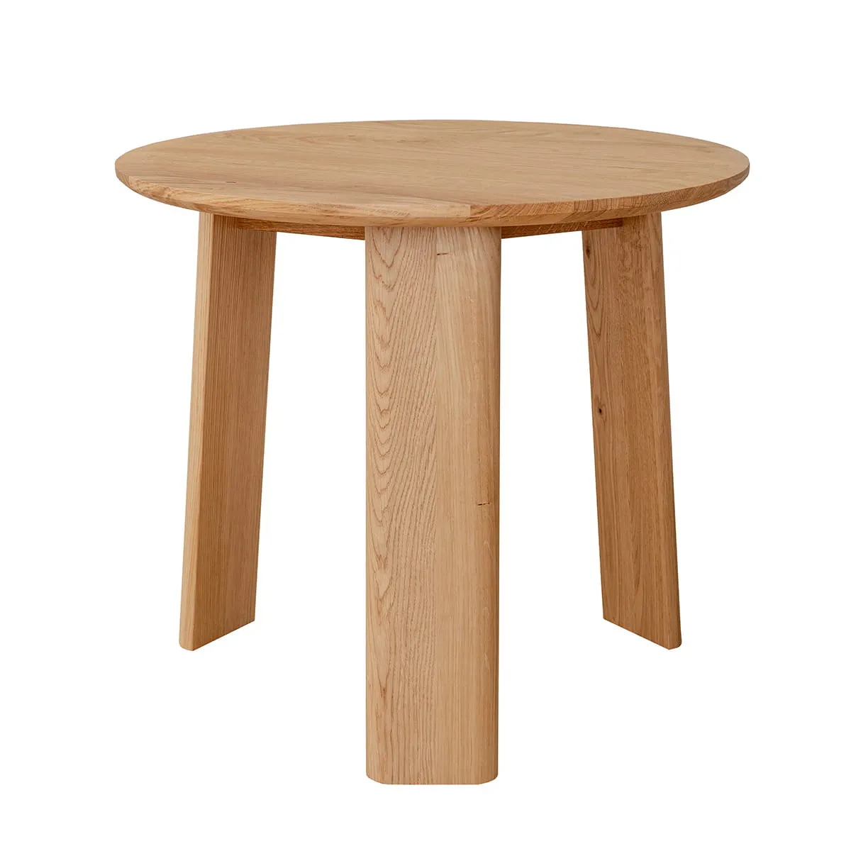 Stolik kawowy okrągły MONTI 51 cm dębowy olejowany