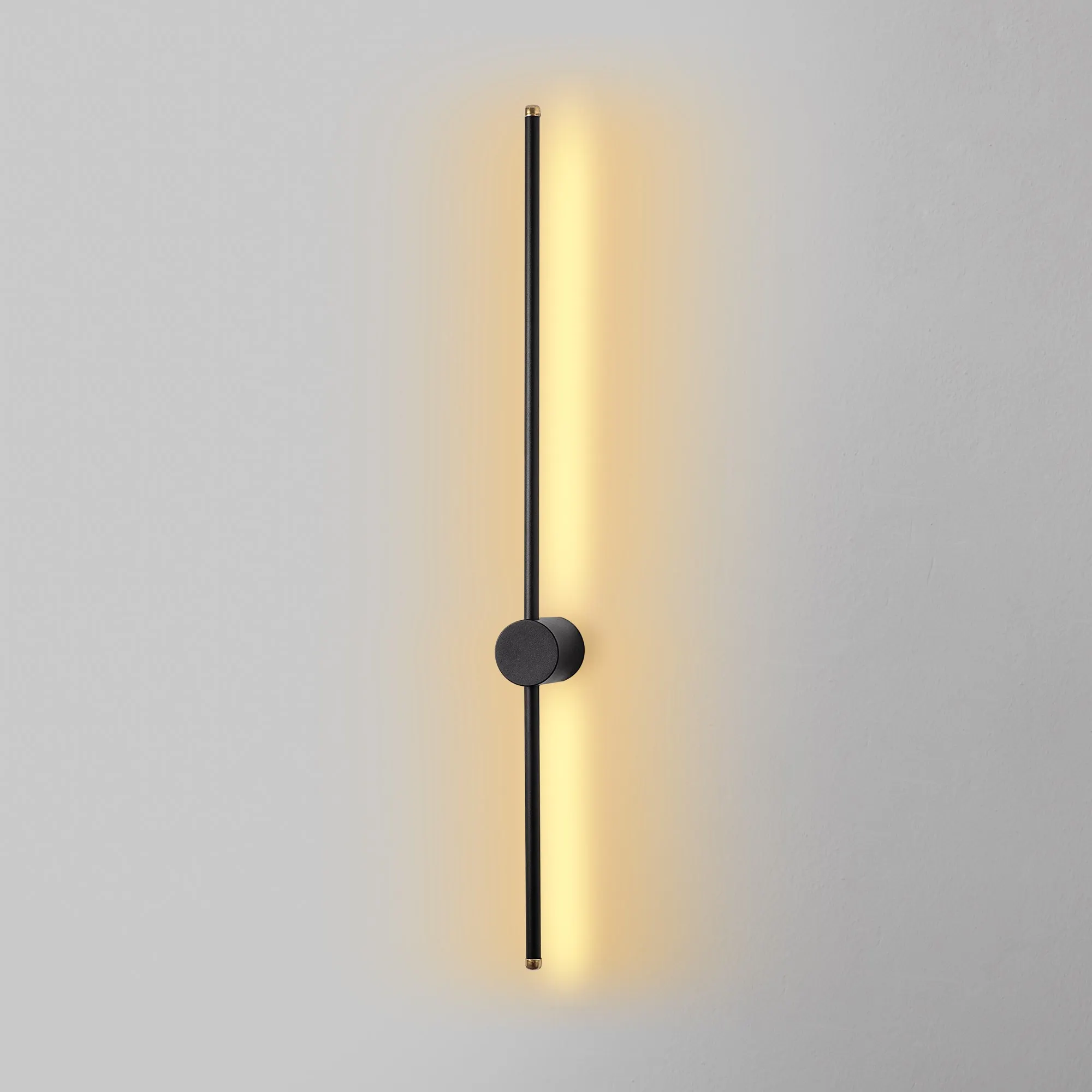 Lampa ścienna kinkiet SWORD 7x91cm czarna - ASI_119FRS1157