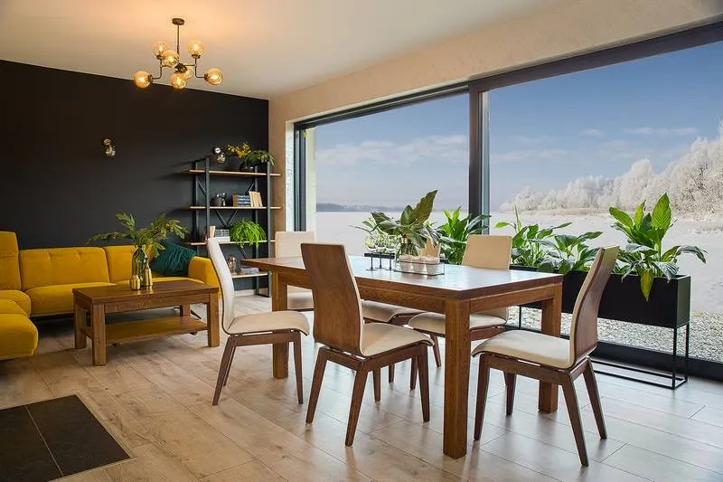 Stół bukowy 100x70/2,5 ST171 Orzech DREWMAX - 48482