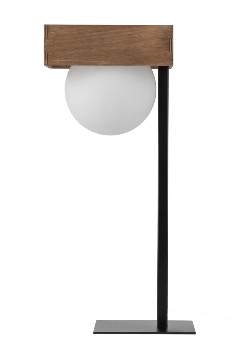 Lampa stołowa BLOOM 1 czarno-brązowa