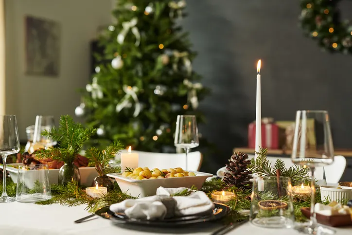 Stół do jadalni, Tabela, Szkło, Roślina, Jodła