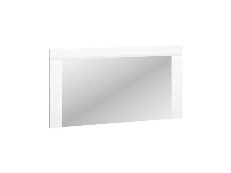 Lustro wiszące LAHTI 13 w białej ramie 117x64 cm