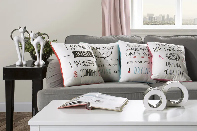 POSZEWKA PAOLA 4 40 X 40 CM BIAŁY - EU_93167