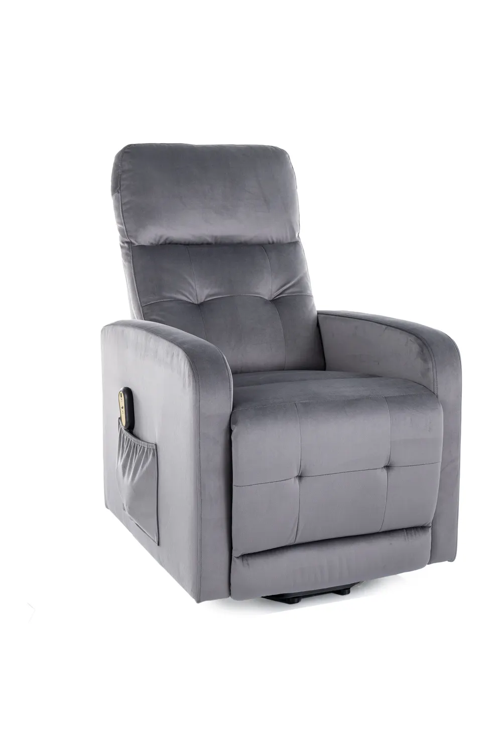 Fotel rozkładany z funkcją pionizacji OTUS II VELVET szary 14