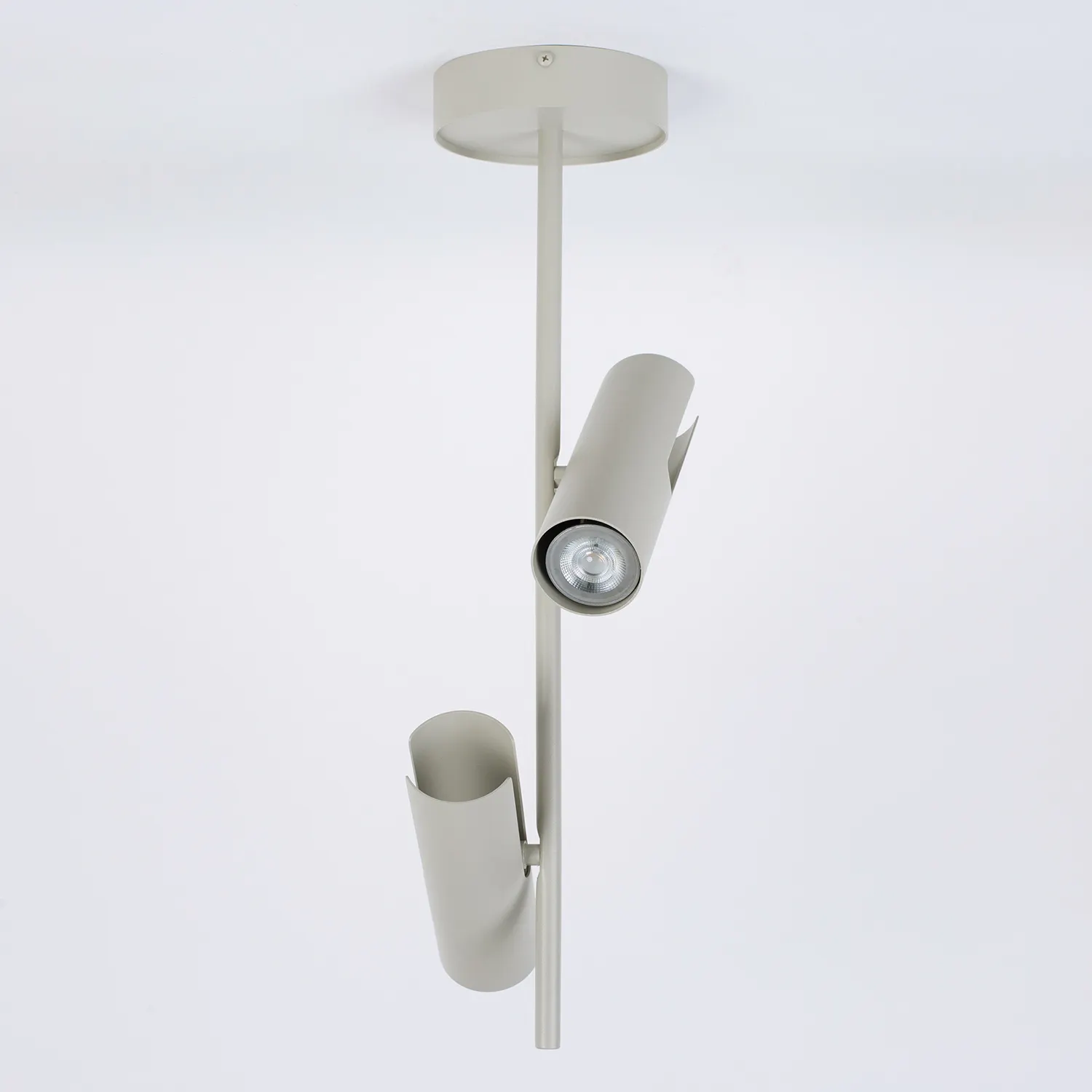 Plafon stalowy LEDA 2 szary beż - SI_41148