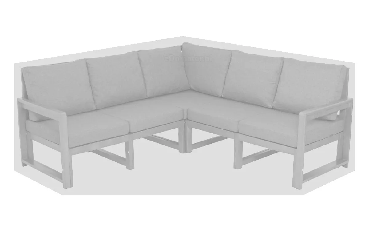 Pokrowiec na narożnik ogrodowy symetryczny 200 x 200 x 82 cm - FE5906948117211