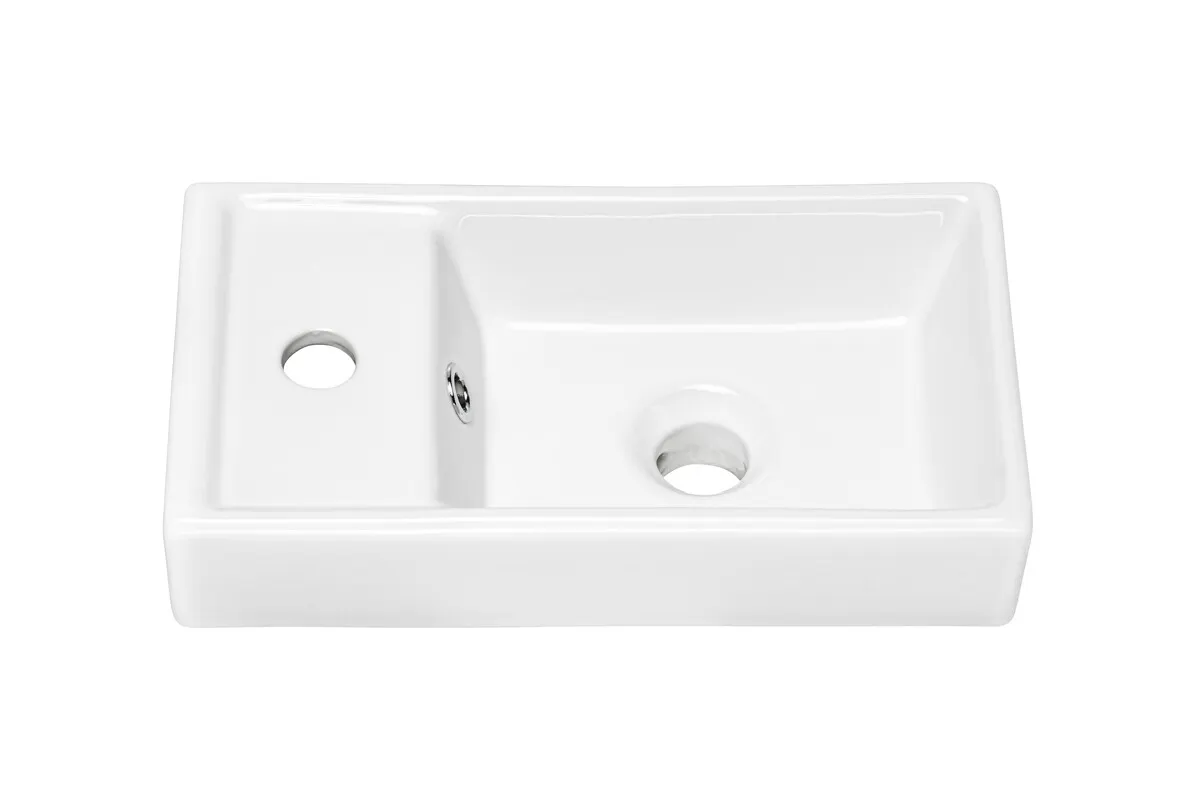 Umywalka meblowa VEDEA DP biała 40x22x9cm (bezpiecznie pakowana)