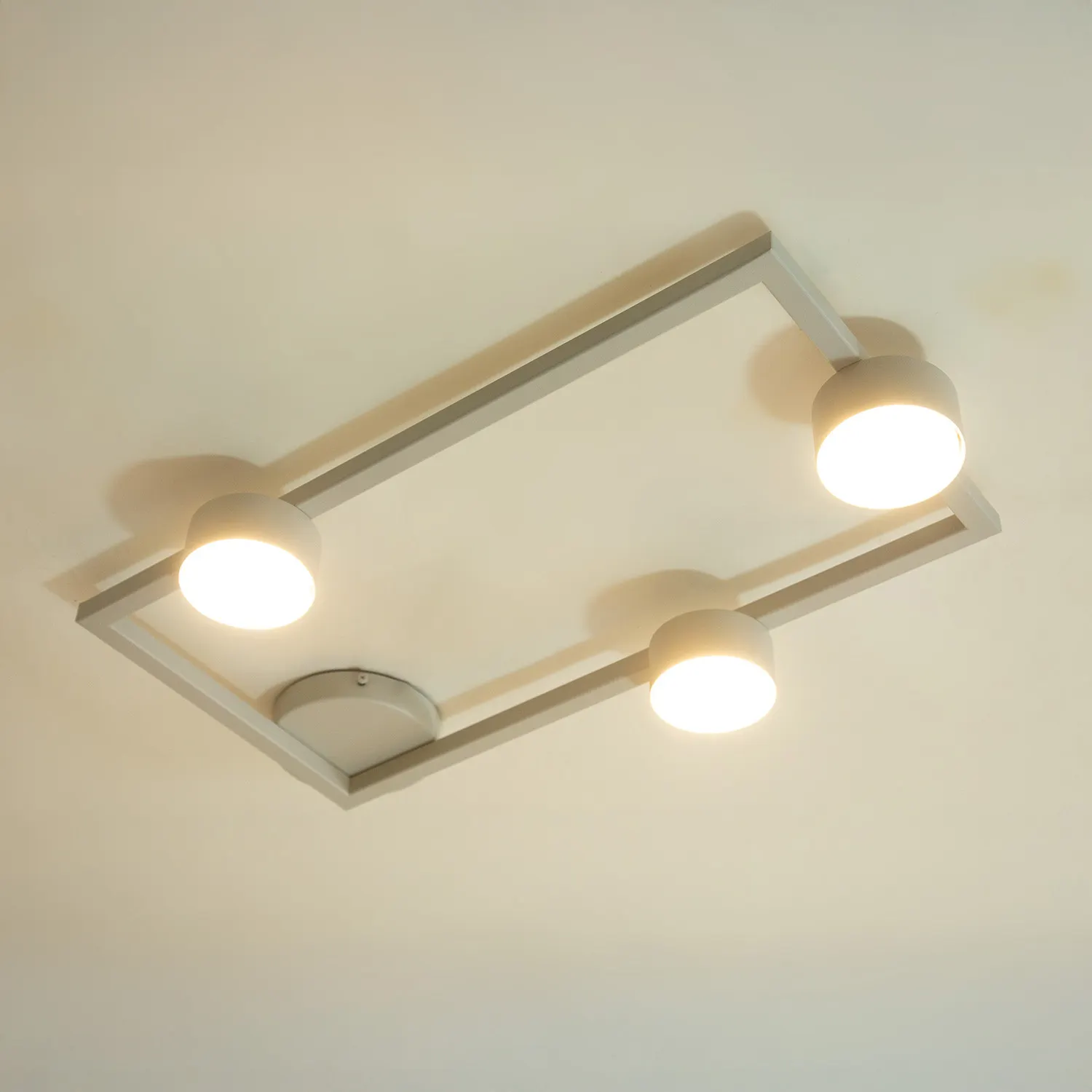 Plafon stalowy FRAME 3 plafon szary beż - SI_41318