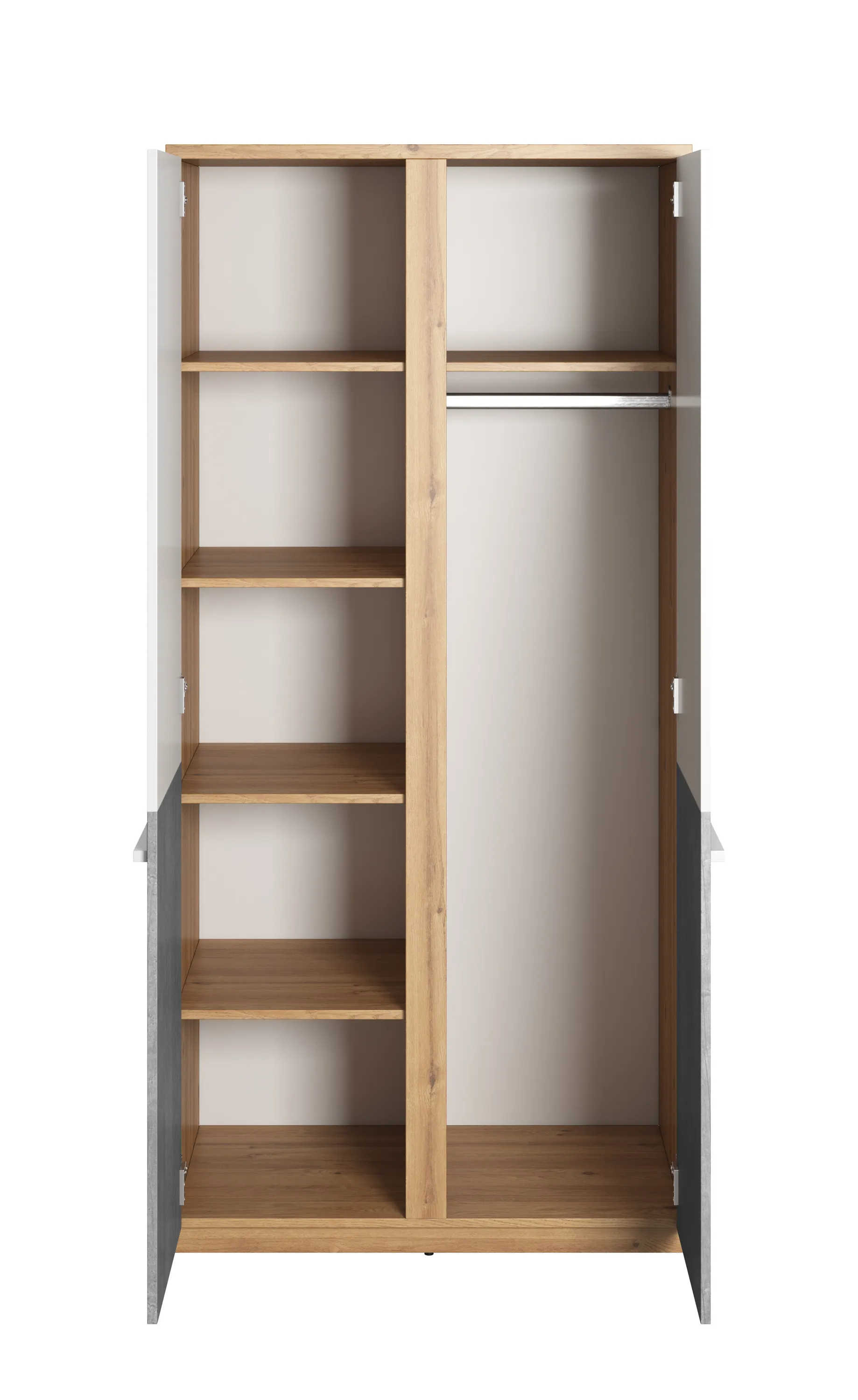 Szafa 2-drzwiowa Plano PN-02 dąb nash - PN2DBB