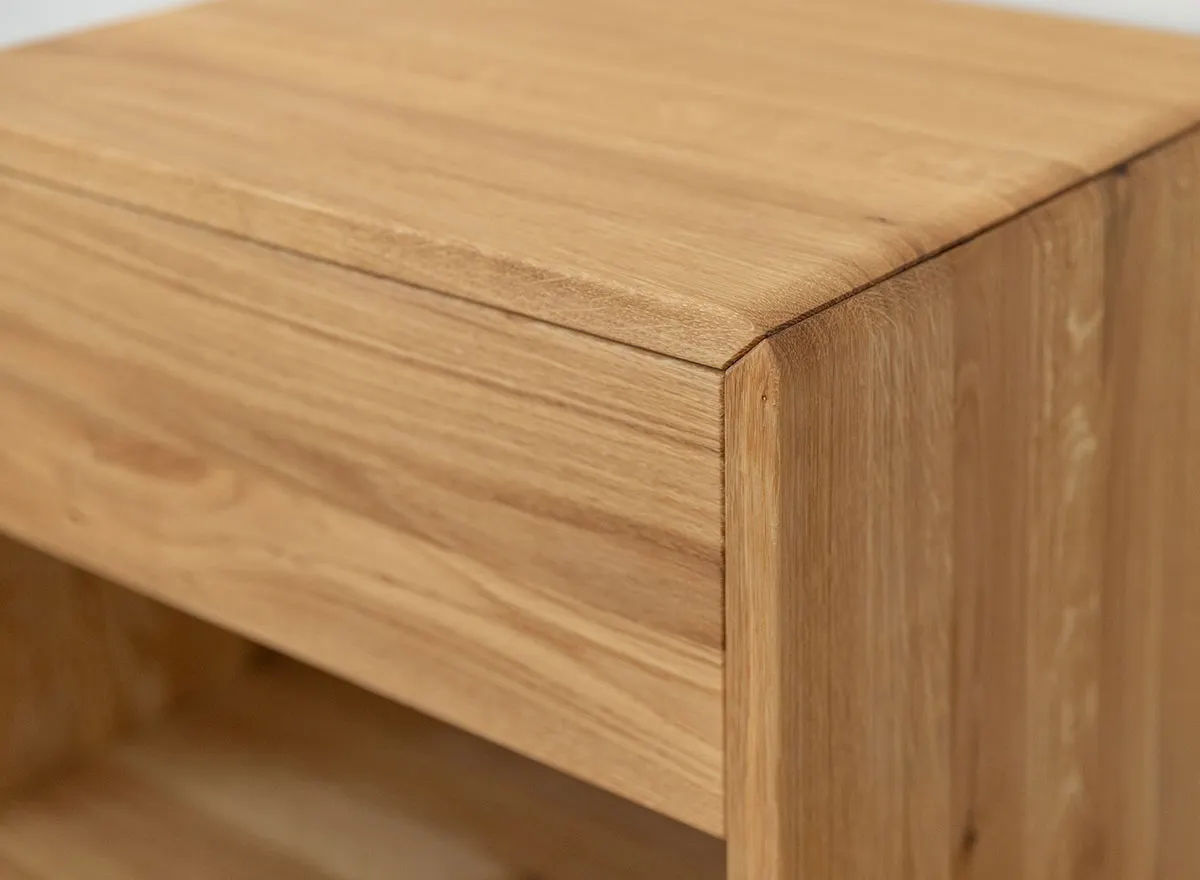 Szafka nocna dębowa z 1 szufladą i półką TOSSA Dębowy Sen dąb olejowany - ZINAK2