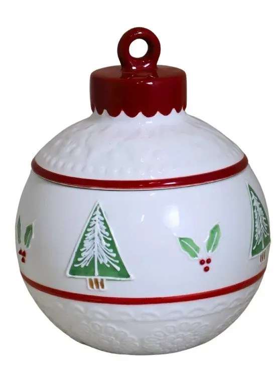 Pojemnik ceramiczny BOMBKA ręcznie malowany wielokolorowy