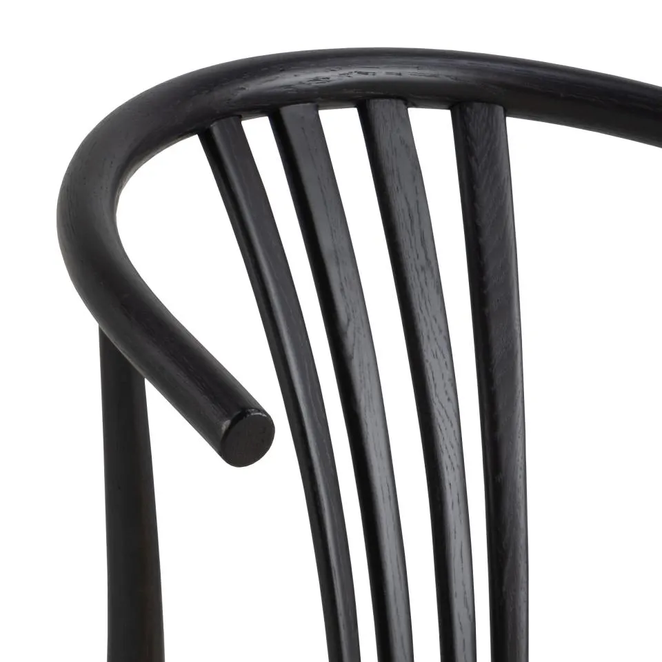 Krzesła drewniane COUNTRY 2 sztuki ciemny dąb/beżowa plecionka - 0000101882