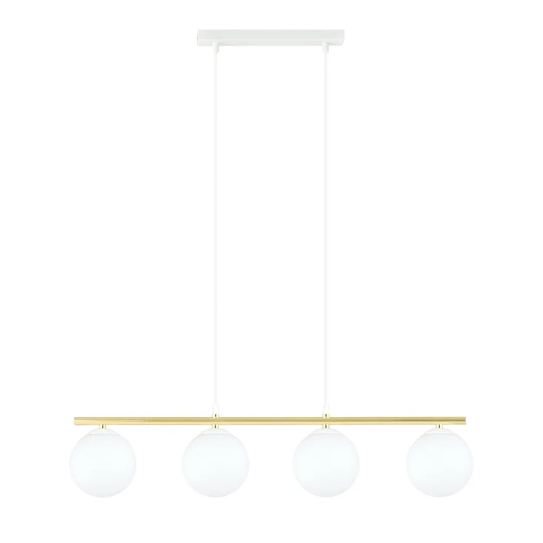 Lampa wisząca ALLORA Biały,Złoty 1255/4 - 1255/4