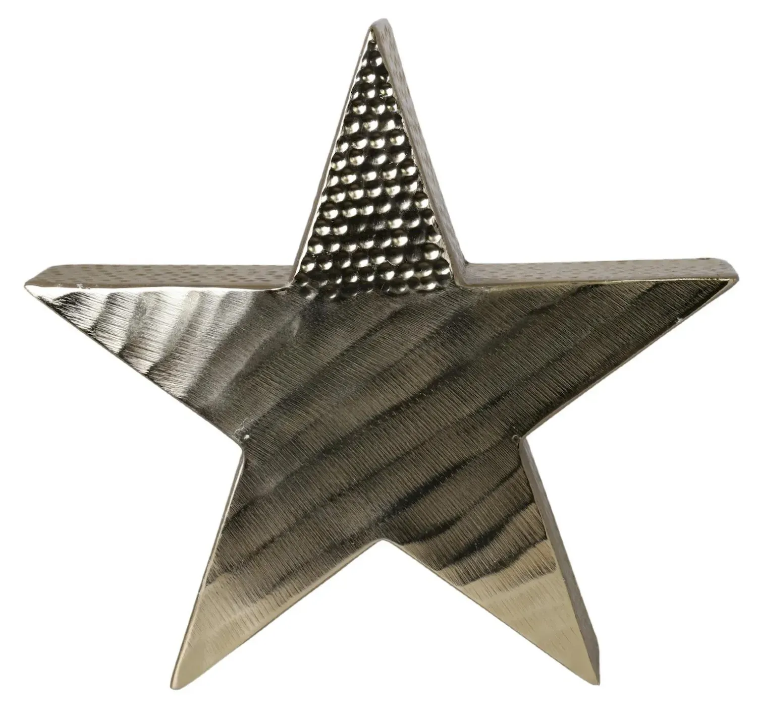 GWIAZDA metalowa duża 39 cm złota