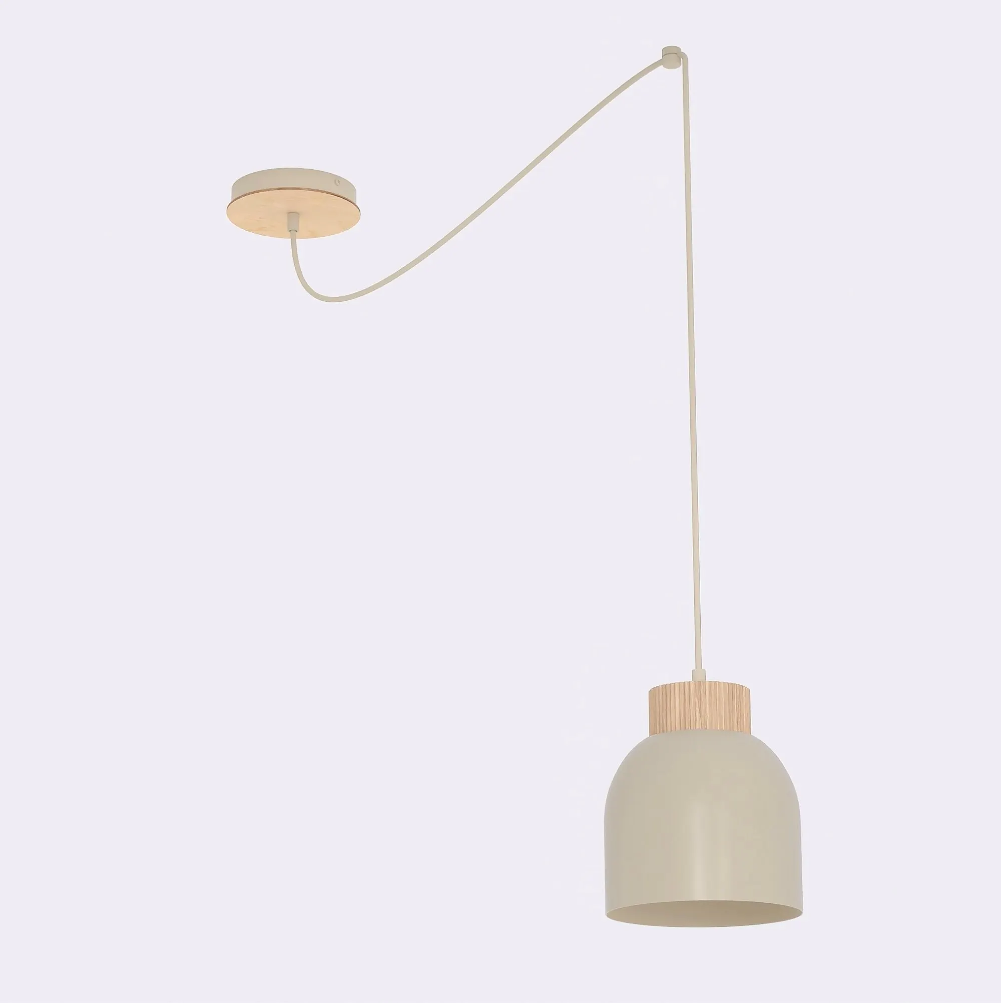 Lampa wisząca KRU 1 MOKKA beżowa