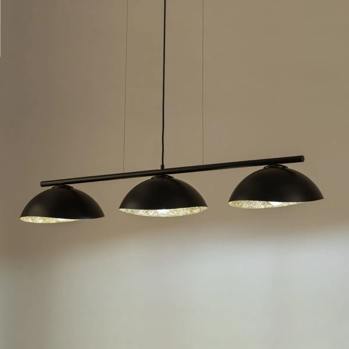 Lampa wisząca SOLAR 3 S czarno-złota - SI_40579