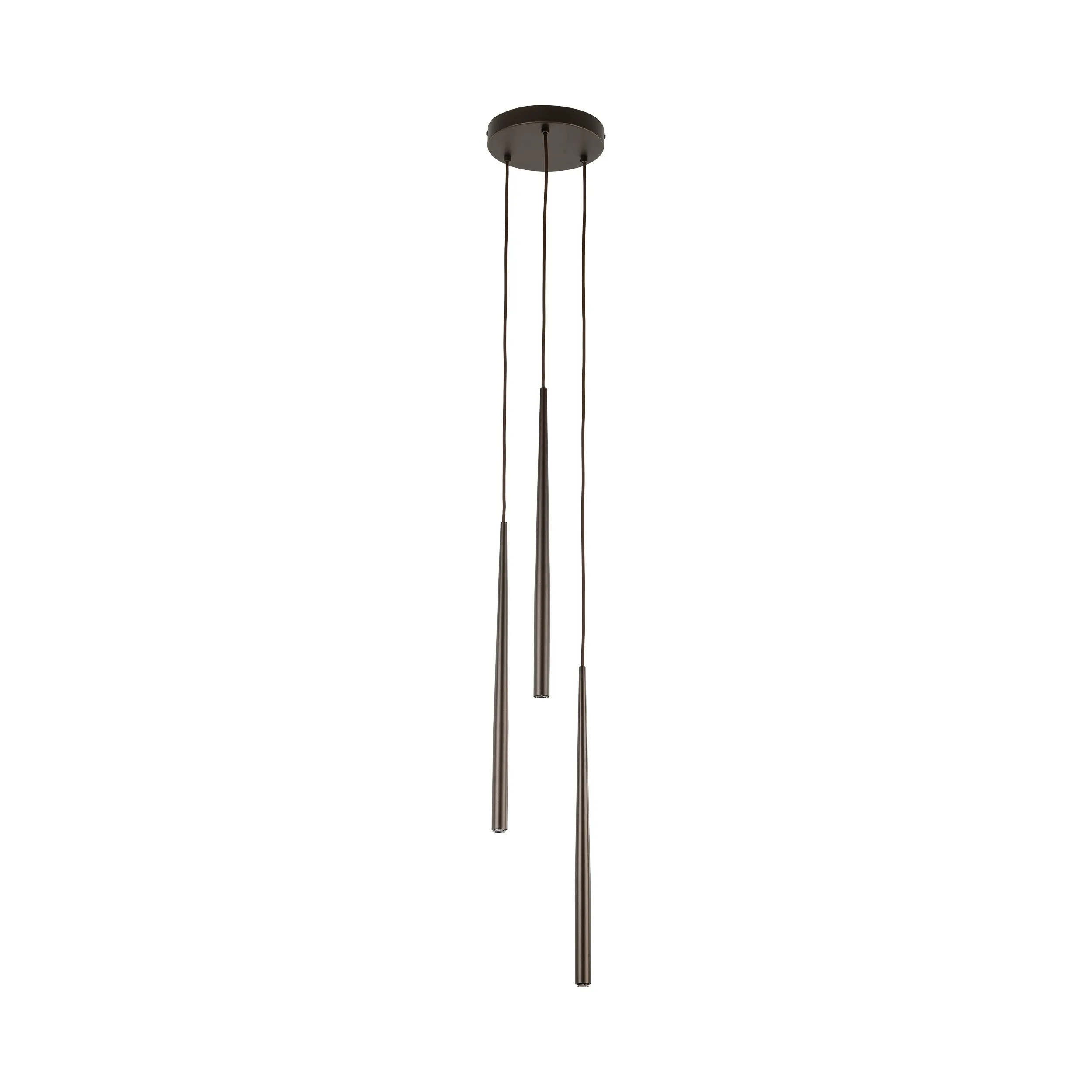 Lampa wisząca PIANO brązowa 140x20cm