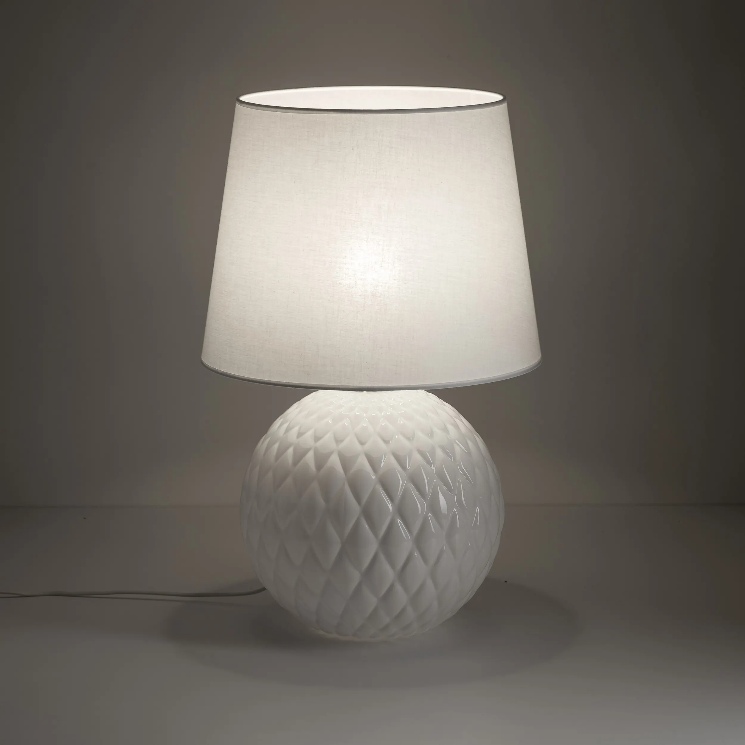 Lampka nocna SANTANA biała 60x38cm - TK_16046