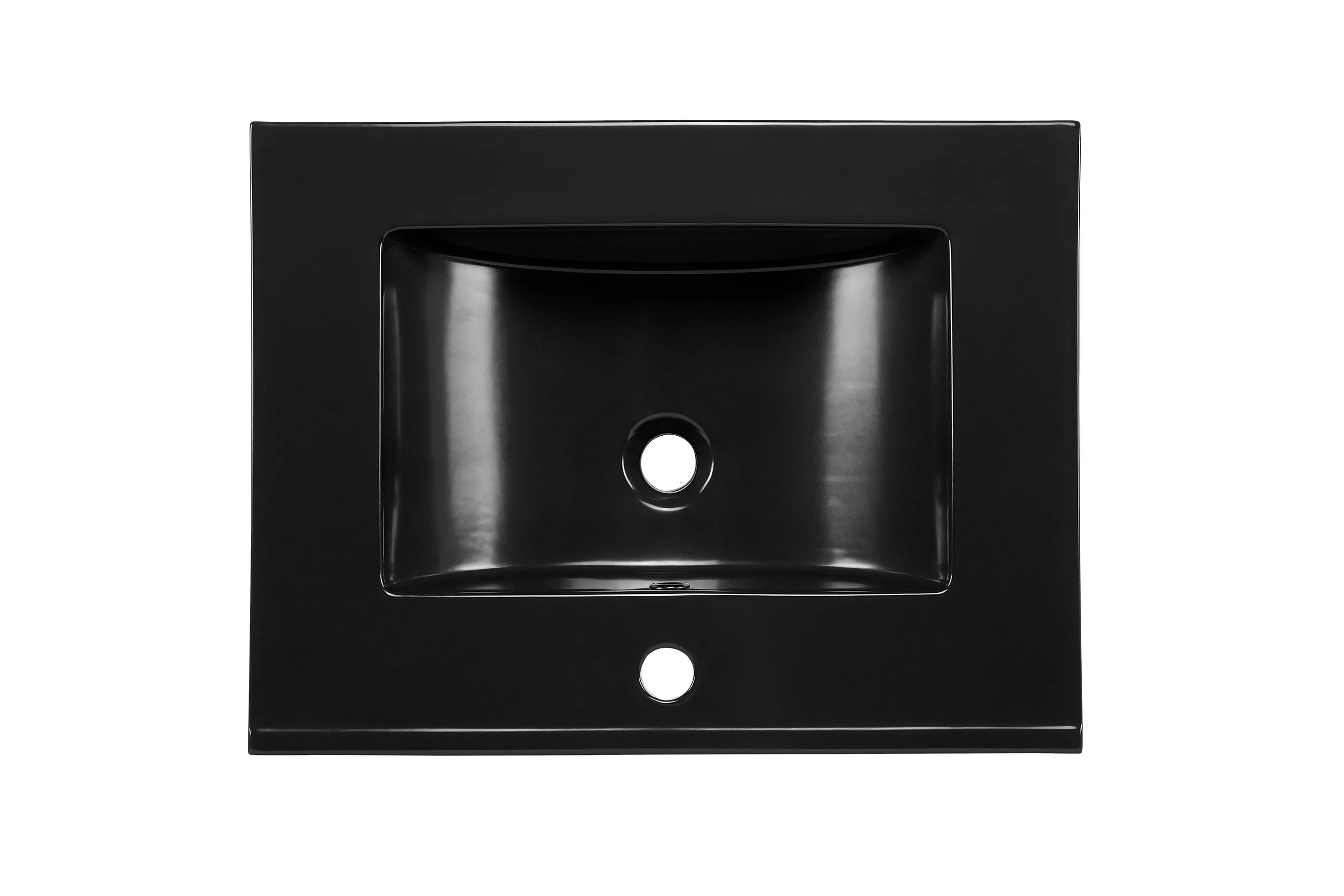 Umywalka meblowa LAVA DP czarna 81x46x17cm (bezpiecznie pakowana)