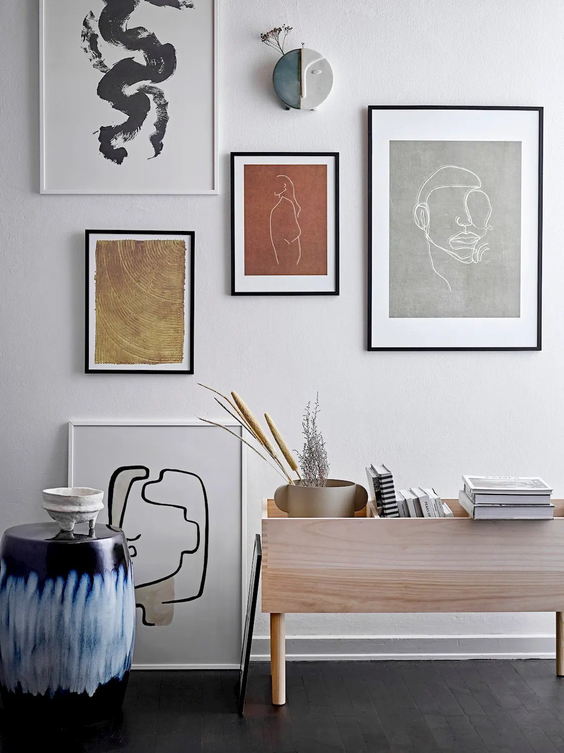 plasterki, plakat, obrazy, wnętrze, galeria