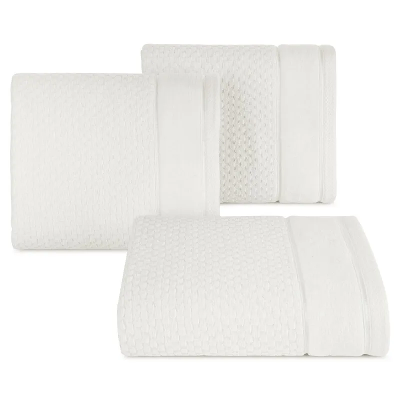 RĘCZNIK FRIDA (01) 70 X 140 CM KREMOWY Ręcznik, Ręcznik kąpielowy