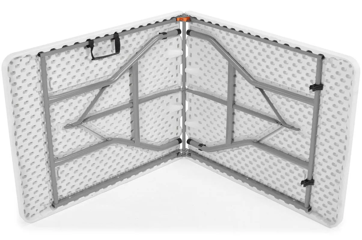 Stół cateringowy bankietowy 180 cm biały składany - FE5906948101883