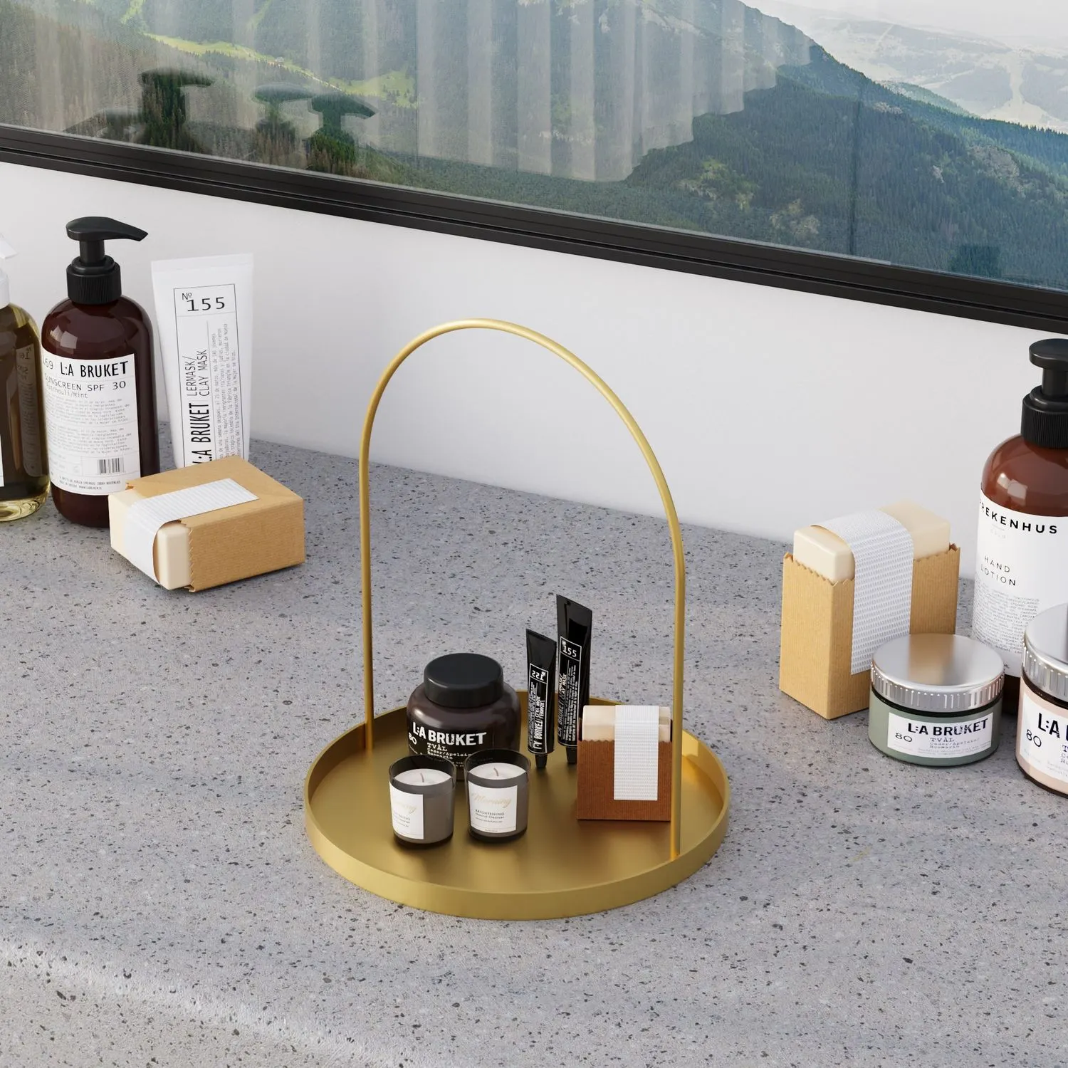 Metalowa ozdoba KOS B złota - ASI_247HFM1117