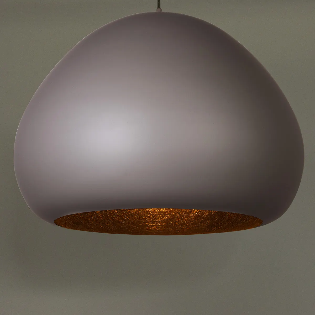 Lampa wisząca LAVA taupe-czarna - SI_41081