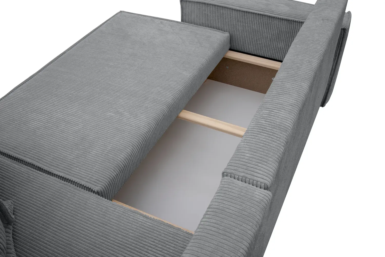 Narożnik uniwersalny KARL L rozkładany tkanina Poso 22 ciemnoszary - NAROZNIK_KARL_POSO22