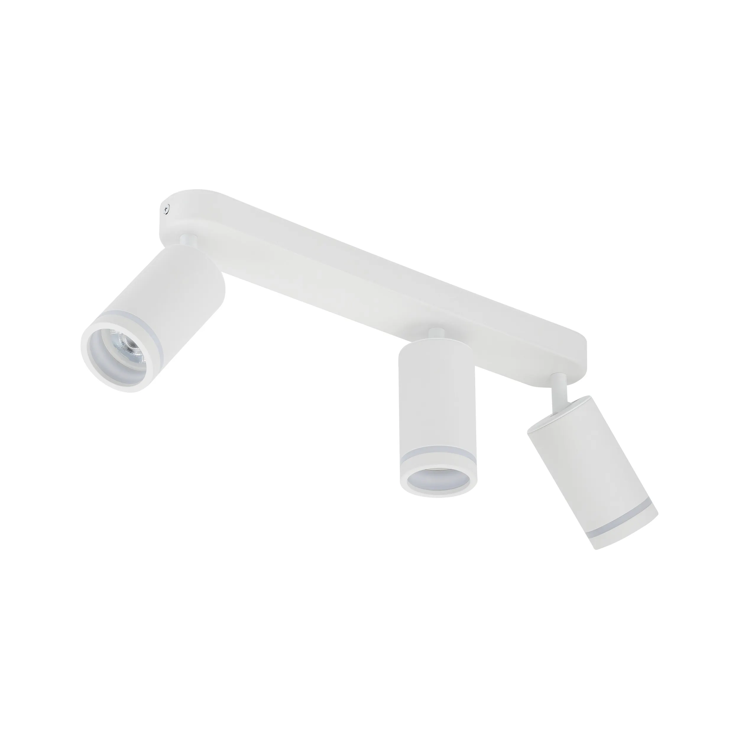 Lampa sufitowa JET biała na metalowej listwie niesymetryczna regulowana potrójna 55x15x5cm - TK_6915
