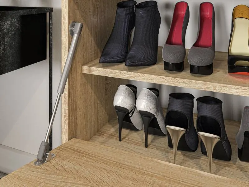 Szafka na buty CARO 12 Sonoma jasna 90x90x34 — zdjęcie 8