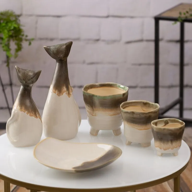 Lampa stołowa KATIA kremowa - EU_402298