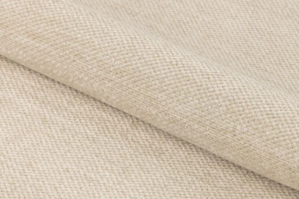 Fotel obrotowy z podnóżkiem SALLY kremowy - 0000095922