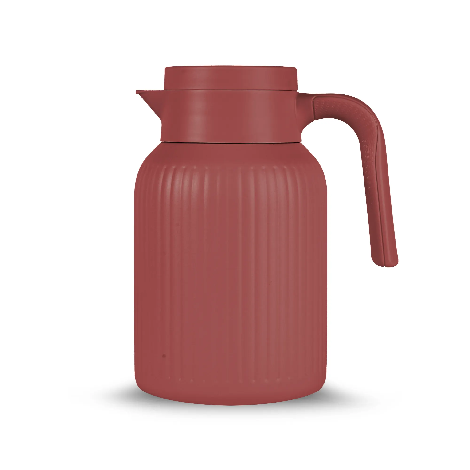 image butterfly, carafe, pitcher, fluted, red