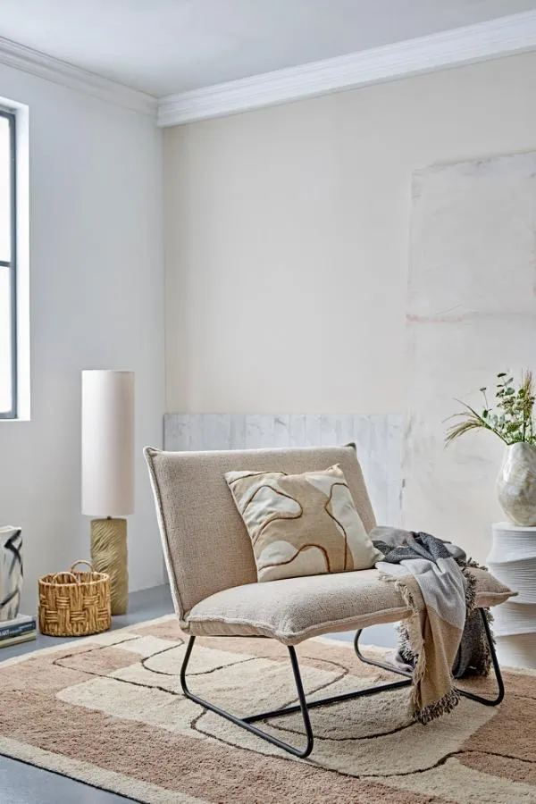 image kwiatowy, sofa, fotel, dekoracyjny, salon