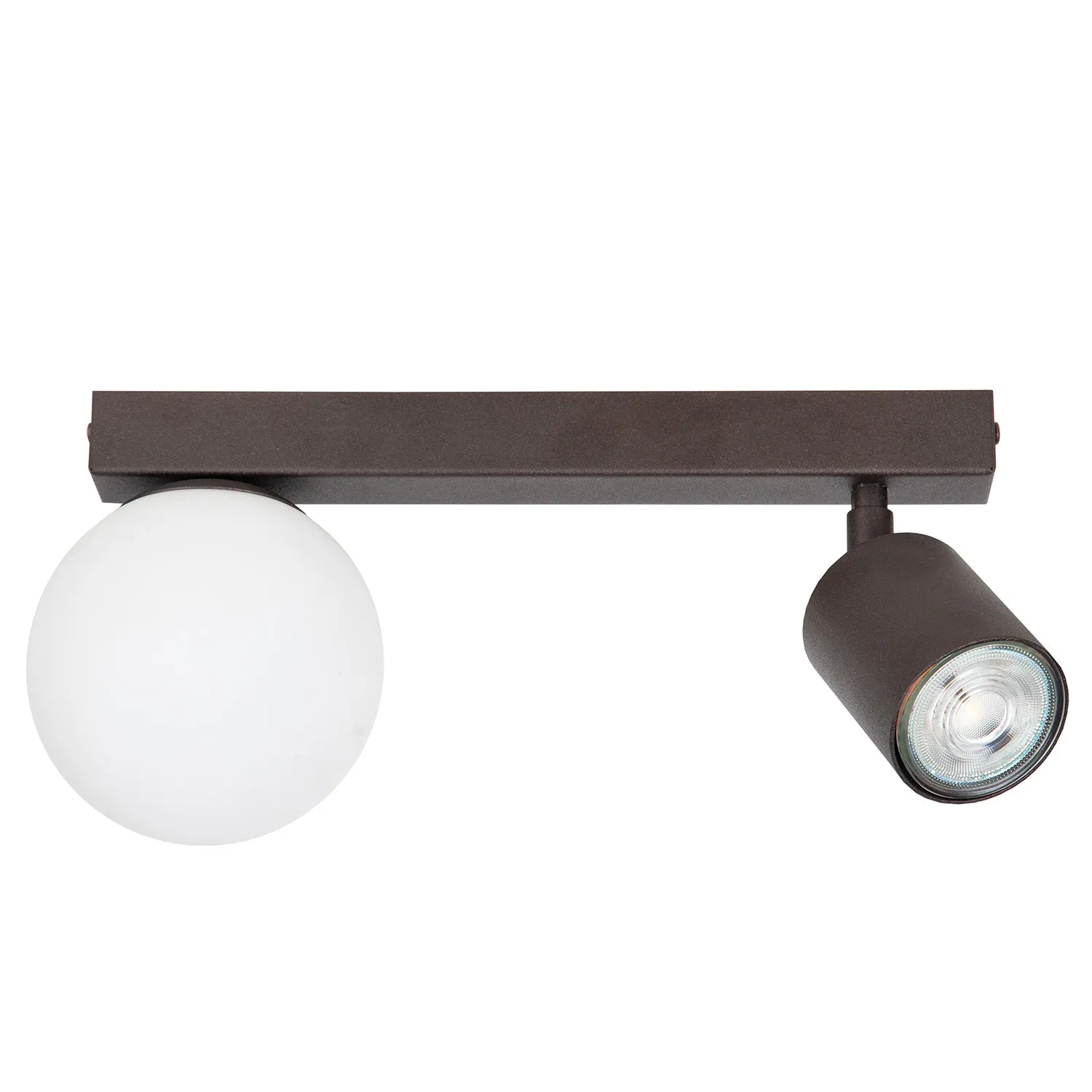 Plafon TAViRA 1+1 brązowy biały - SI_41315