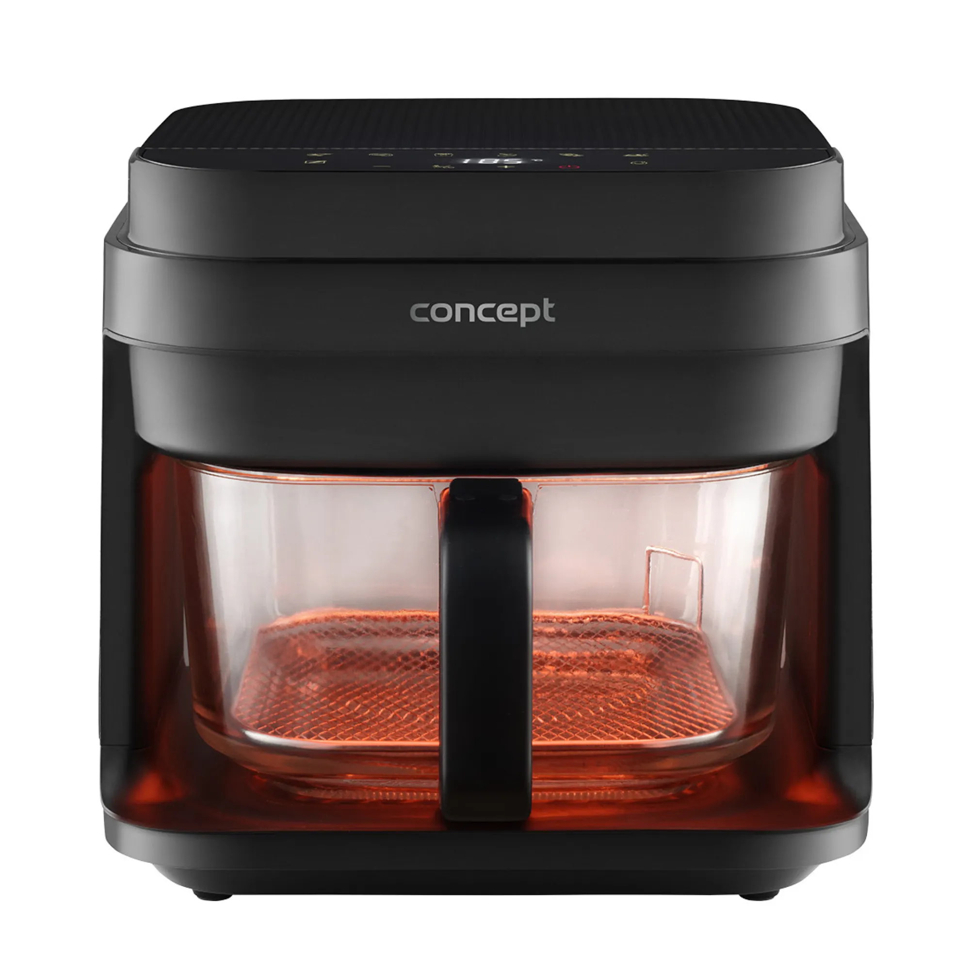 image czajnik, ekspres do kawy, z podajnikiem, czarny, szklany zbiornik