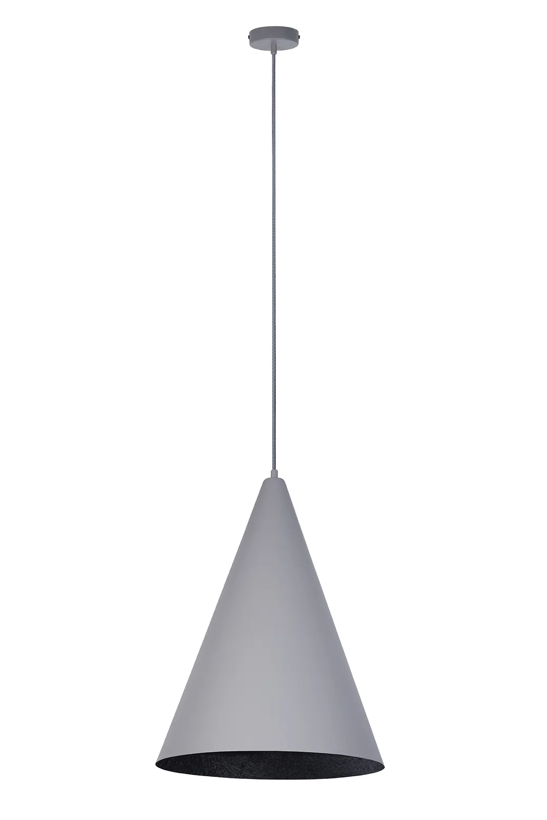 Lampa wisząca VESUVIO S szaro-czarna