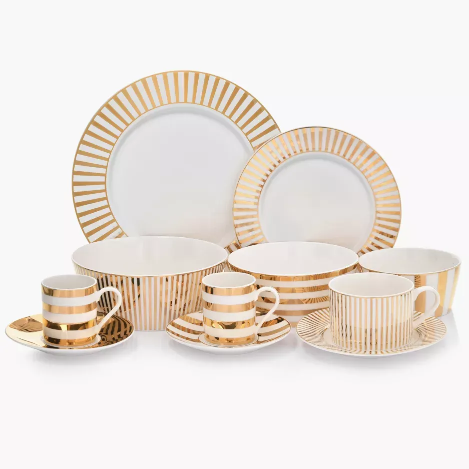 Miseczka DUKA GOLD 11,5 cm biały złoty — zdjęcie 2