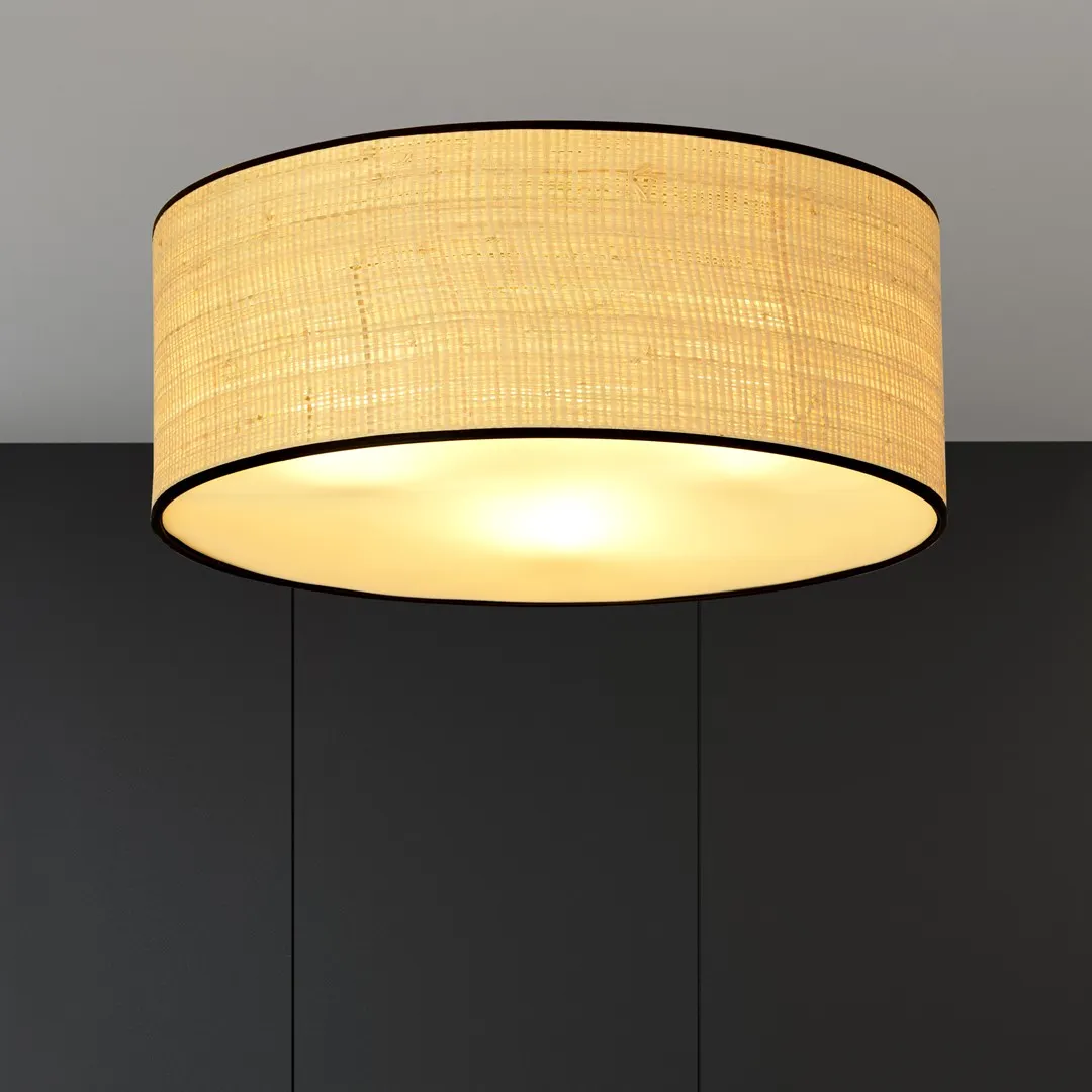 Lampa sufitowa  ASTON 3 czarny brązowy — zdjęcie 4