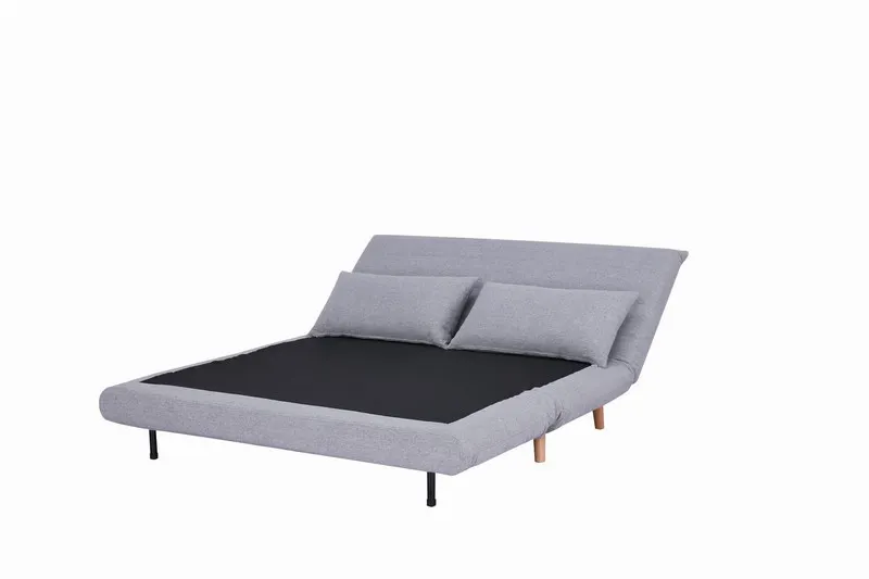 Sofa rozkładana SPIKE II Tap.137 szara buk - SPIKEIISZ