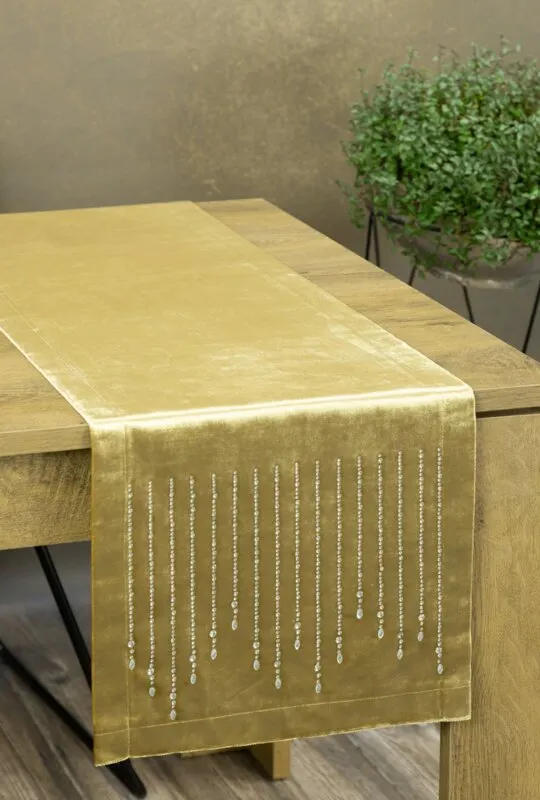 OBRUS ROYAL 3 35 X 140 CM ZŁOTY OBRUS ROYAL 3 35 X 140 CM ZŁOTY