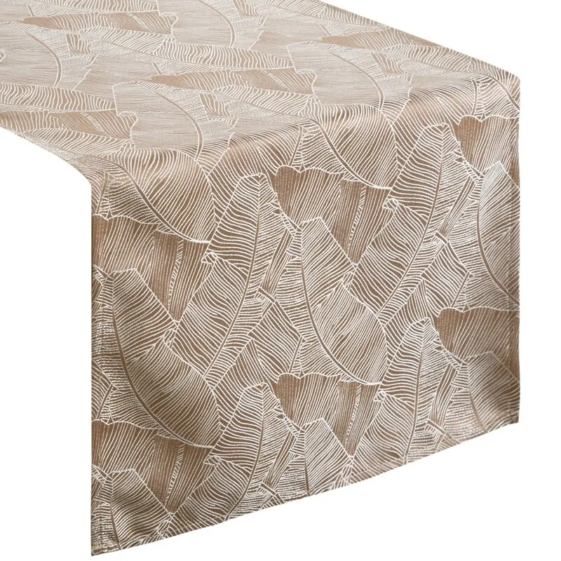 OBRUS ISLA 40 X 140 CM CIEMNOBEŻOWY